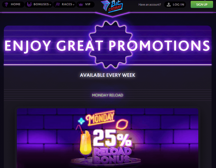 7Bit Casino Promotions