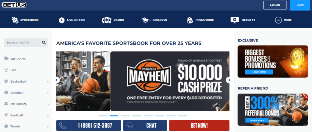 BetUS Sportsbook