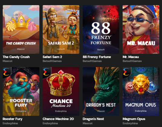 FortuneJack Casino Games