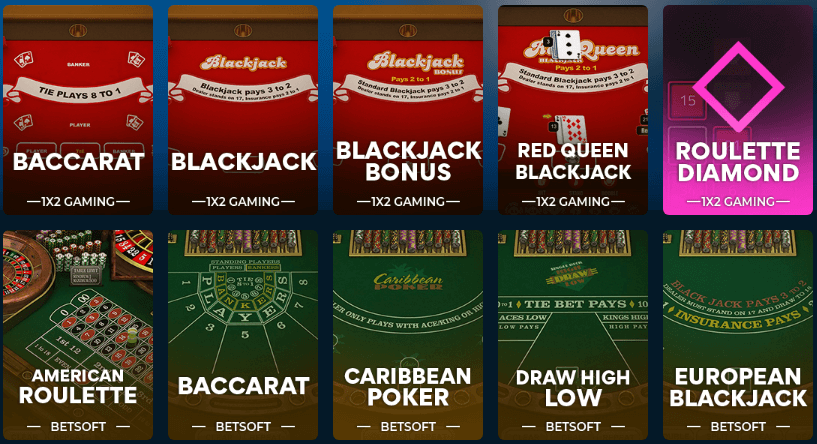 Jazz Casino Table Games